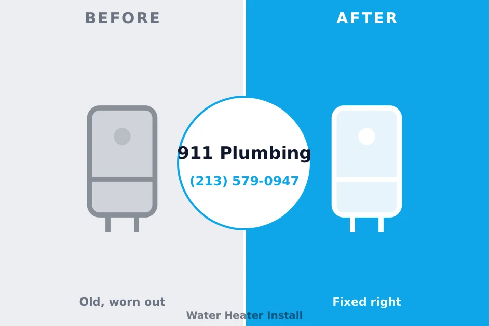 Before and after: plumbing repair Courtland, VA